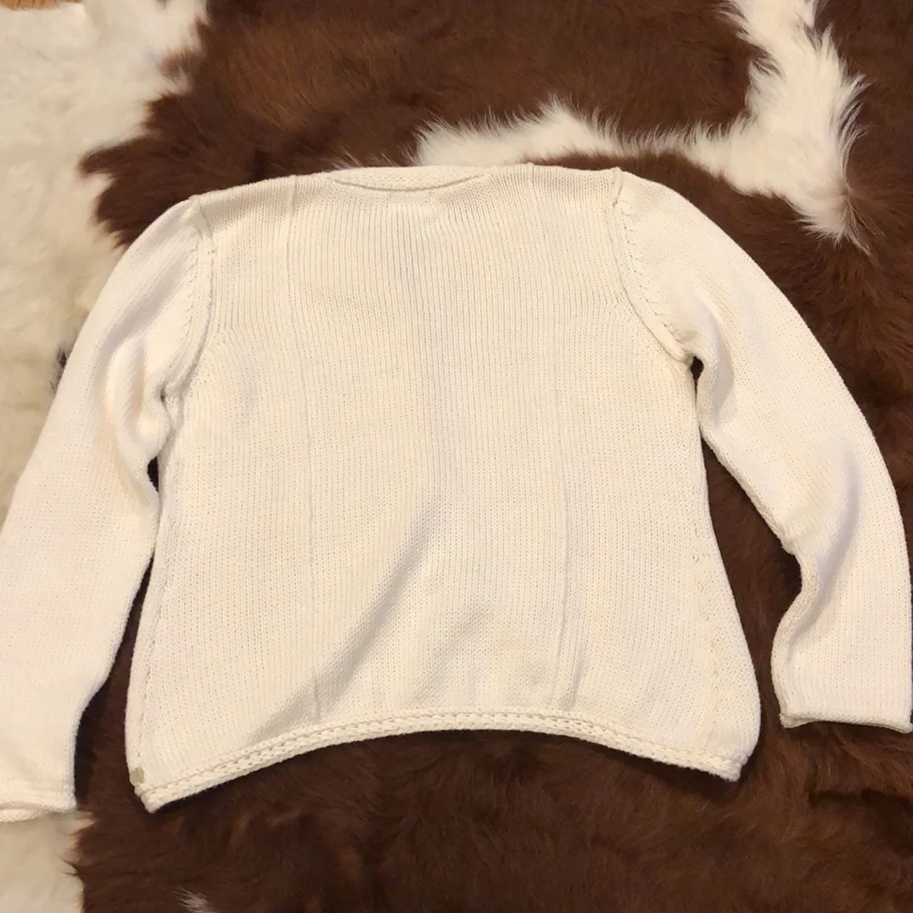 Pure Handknit Size S Cream Cardigan - Picture 7 of 7